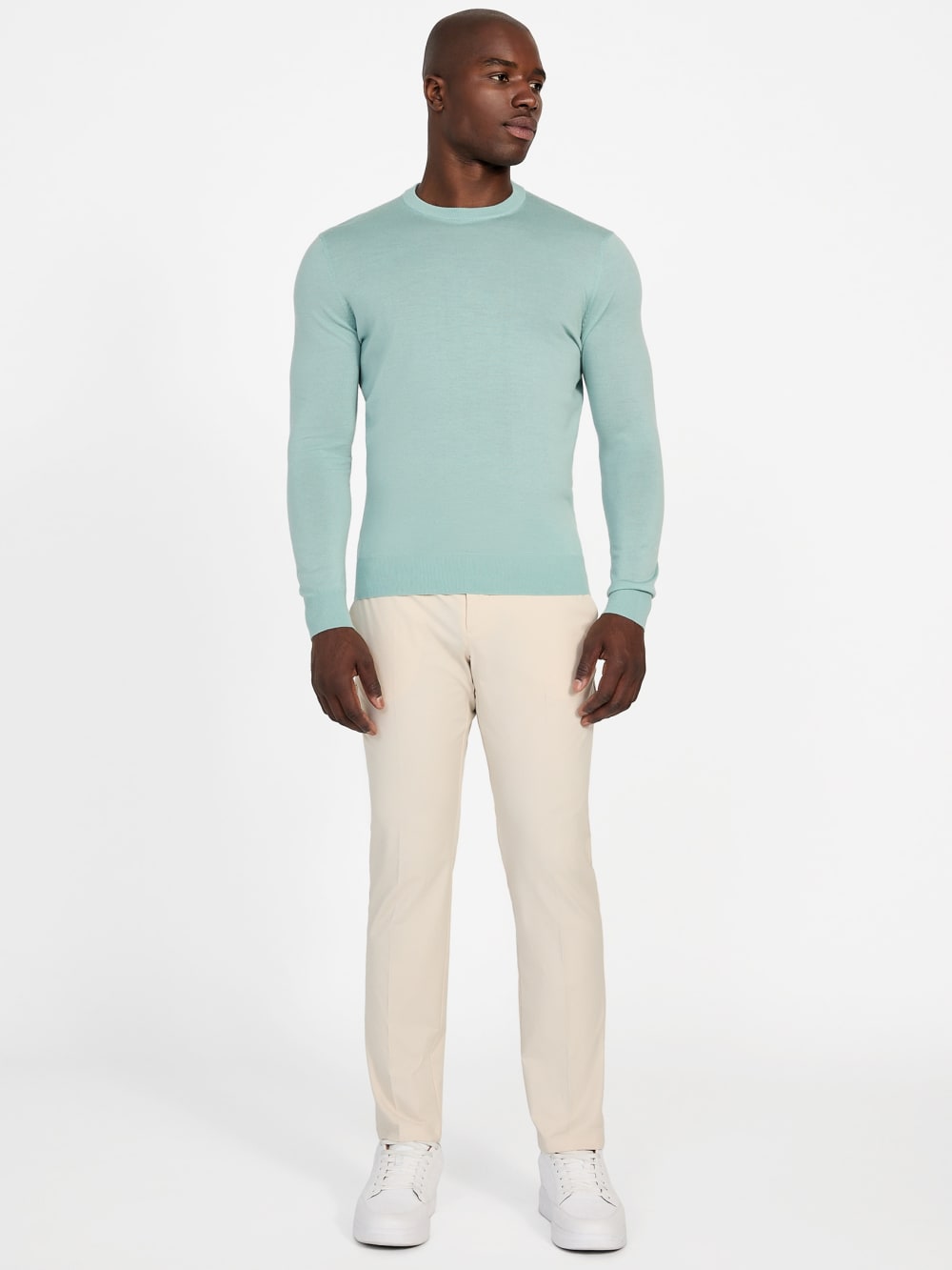 Fred Crewneck Wool Sweater - Guess