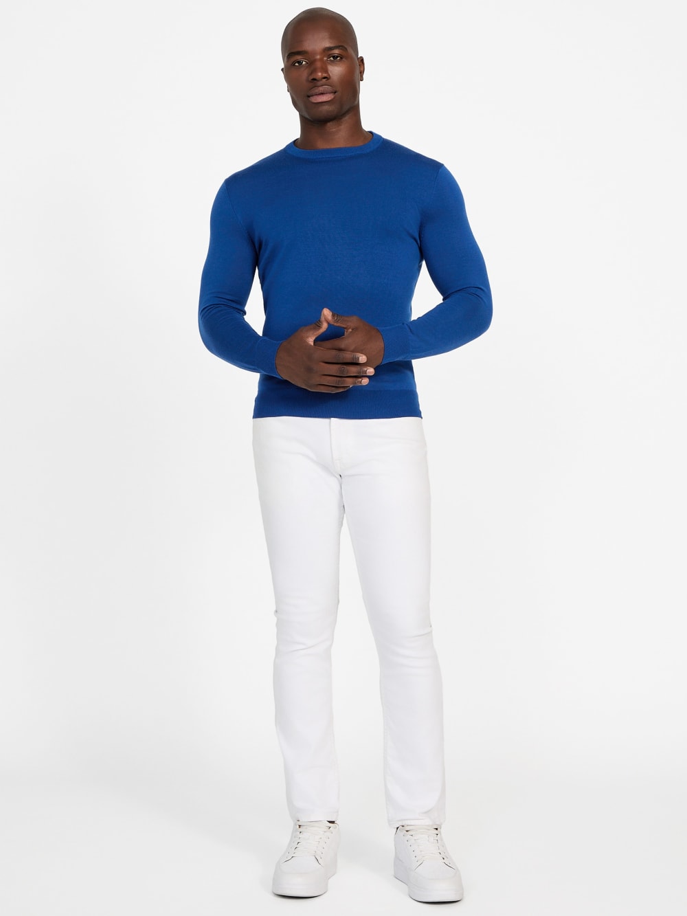 Fred Crewneck Wool Sweater - Guess