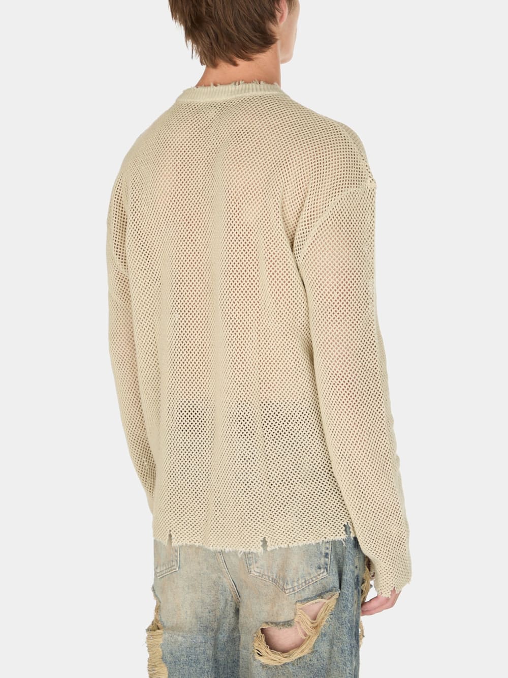 distressed knit sweater - Guess