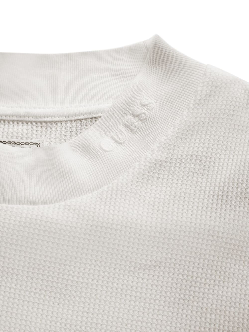 long-sleeve waffle mockneck - Guess