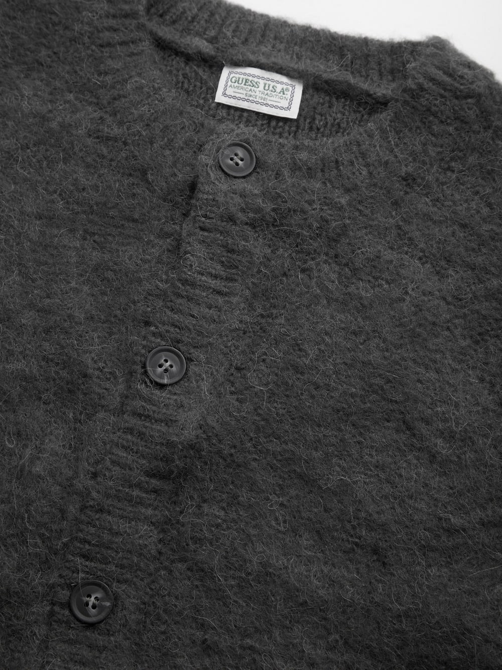 fuzzy wool-blend cardigan - Guess