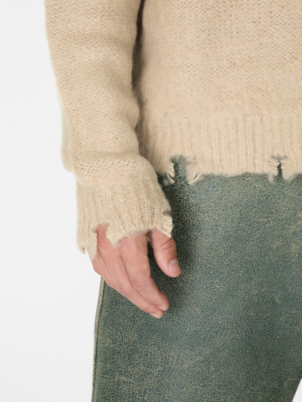 fuzzy wool-blend cardigan - Guess