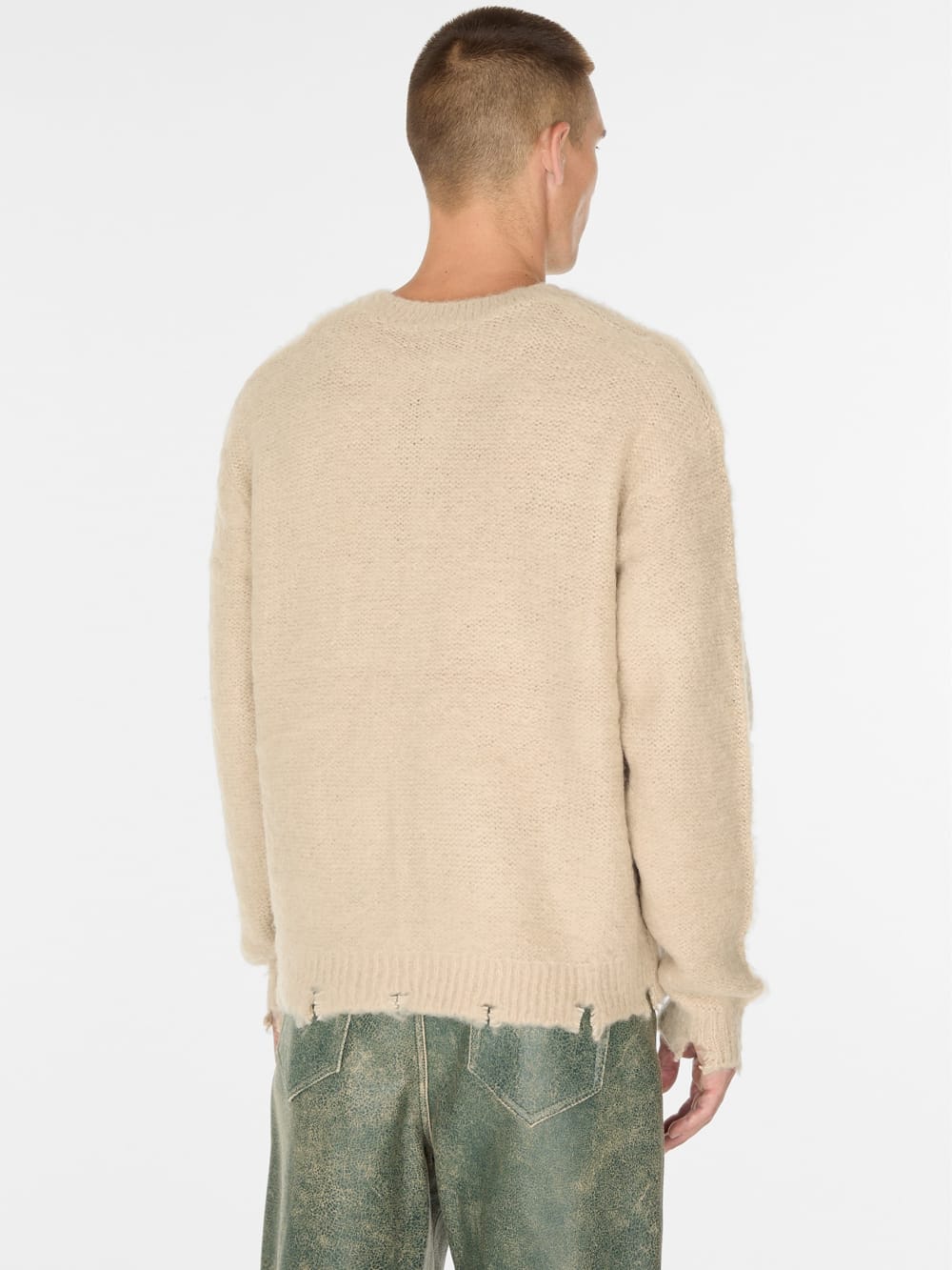 fuzzy wool-blend cardigan - Guess