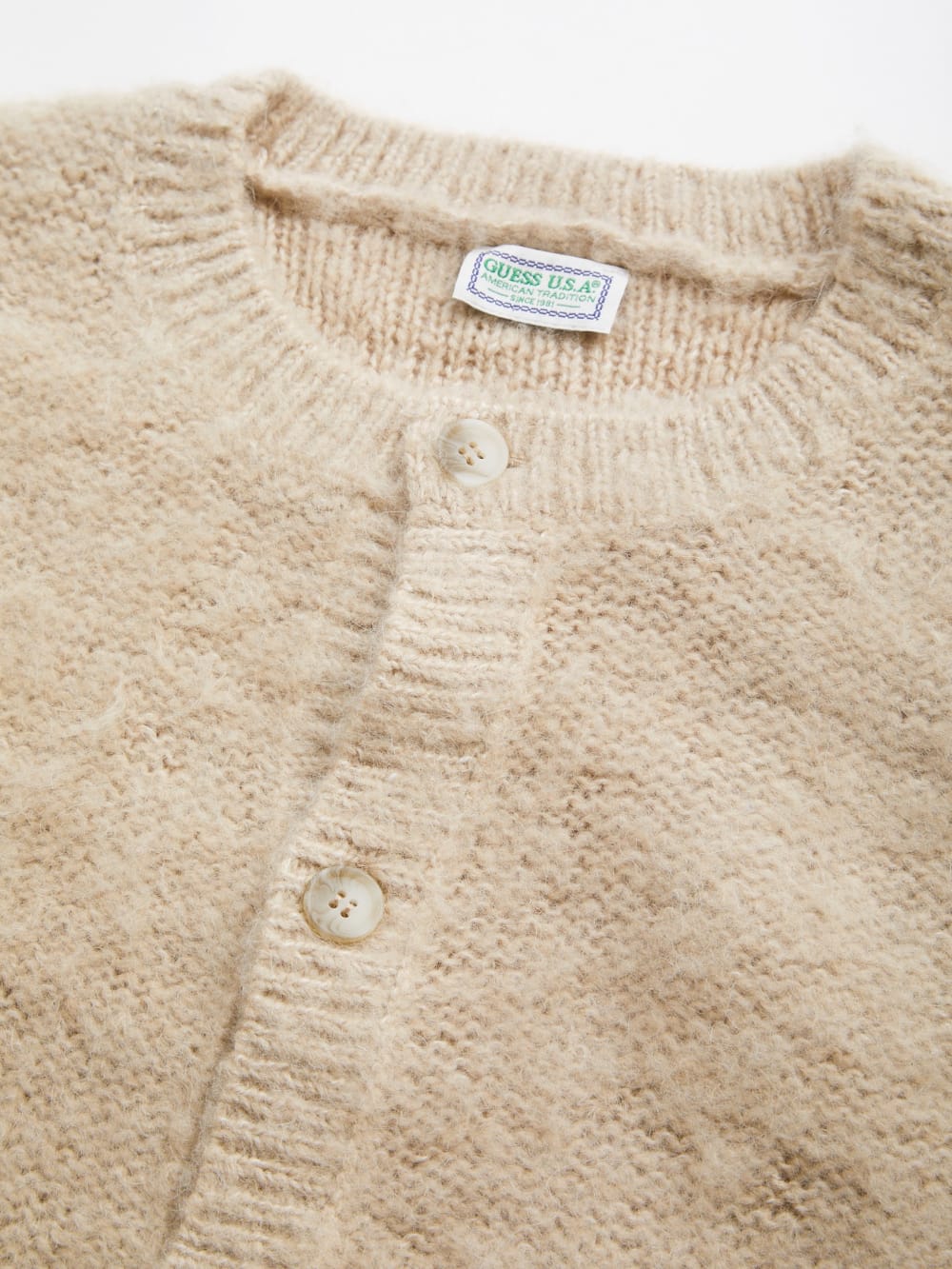 fuzzy wool-blend cardigan - Guess