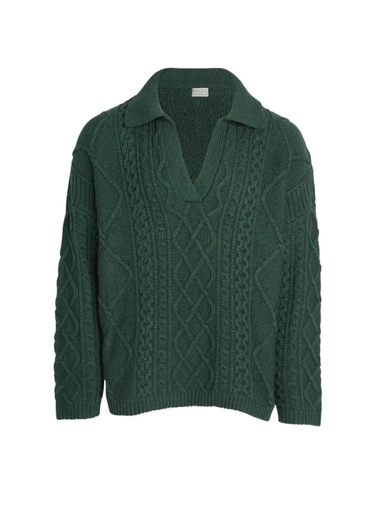 cable knit crewneck sweater - Guess