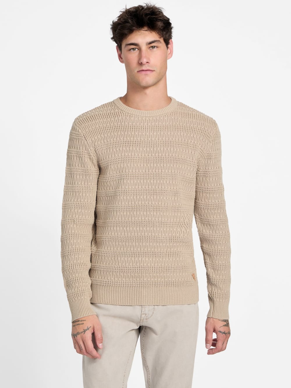 Eco Jeff Stitched Sweater - Guess