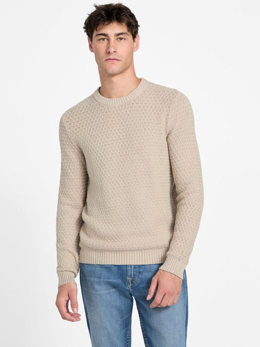 Eco Arlo Open-Stitch Sweater - Guess