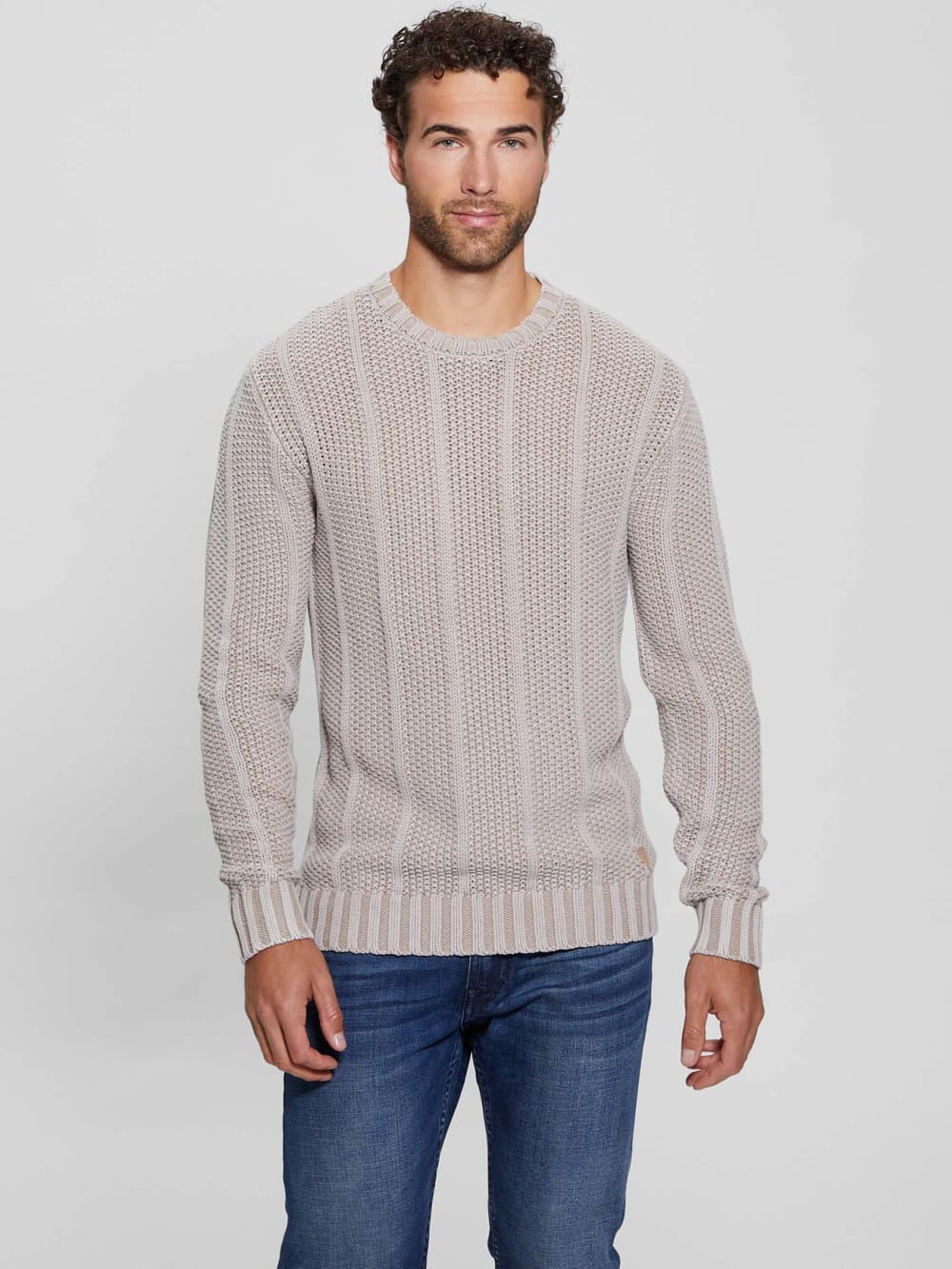 Eli Treated Stitched Sweater - Guess