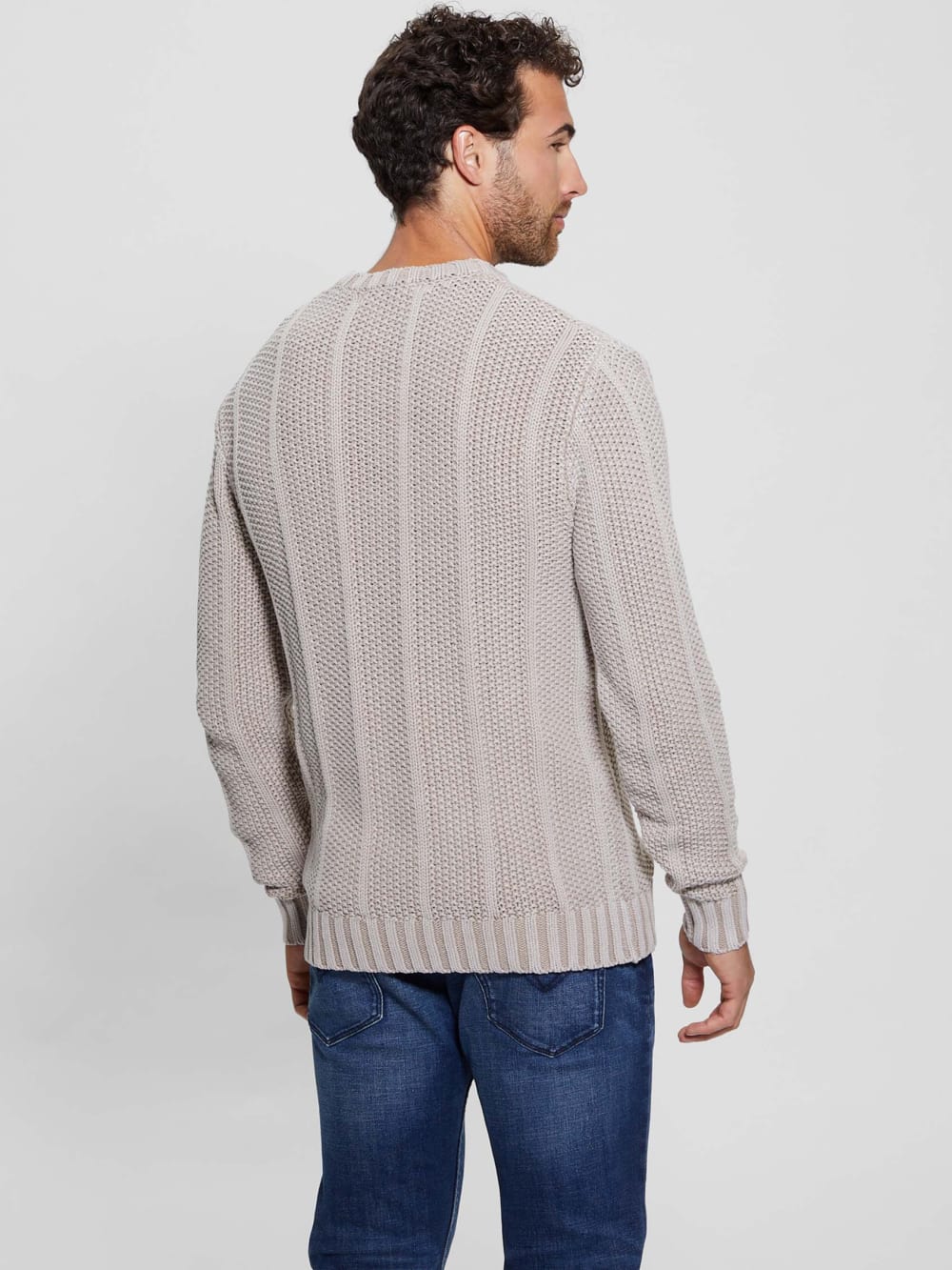 Eli Treated Stitched Sweater - Guess