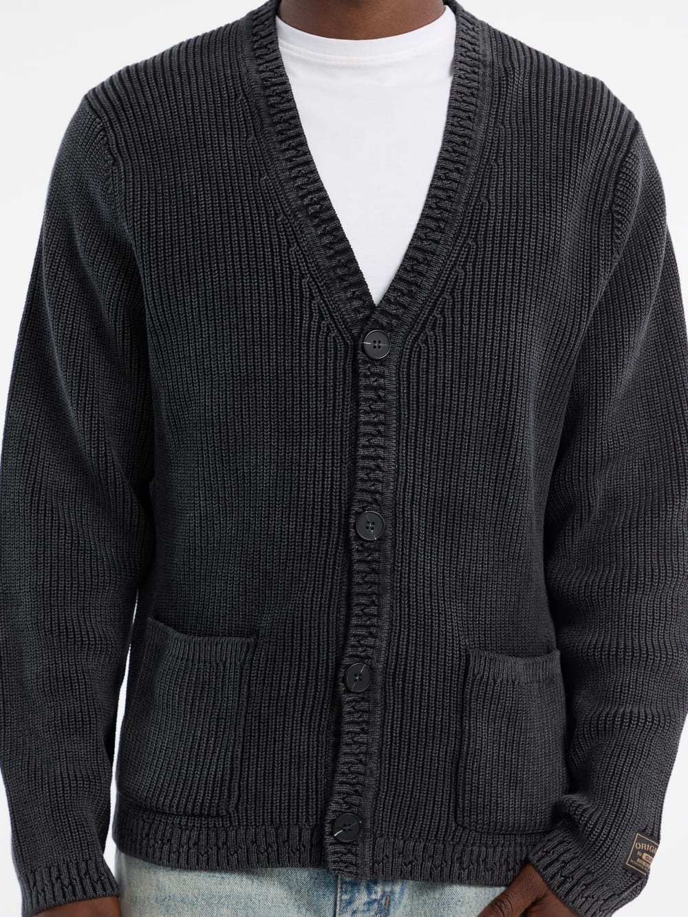 GUESS Originals Eco Washed Cardigan - Guess