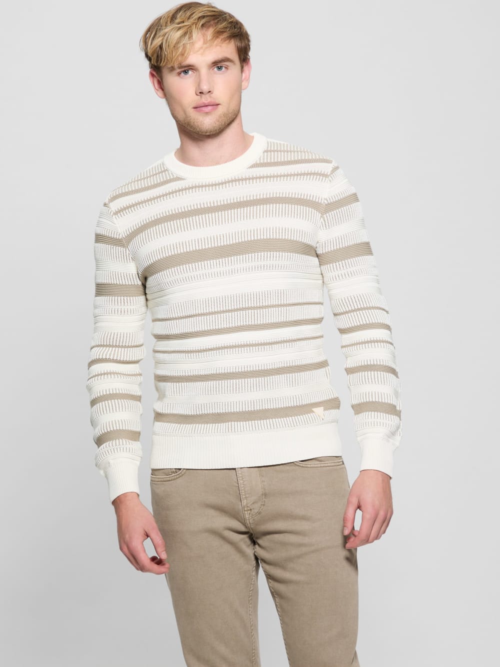 Eco Grover Striped Sweater - Guess