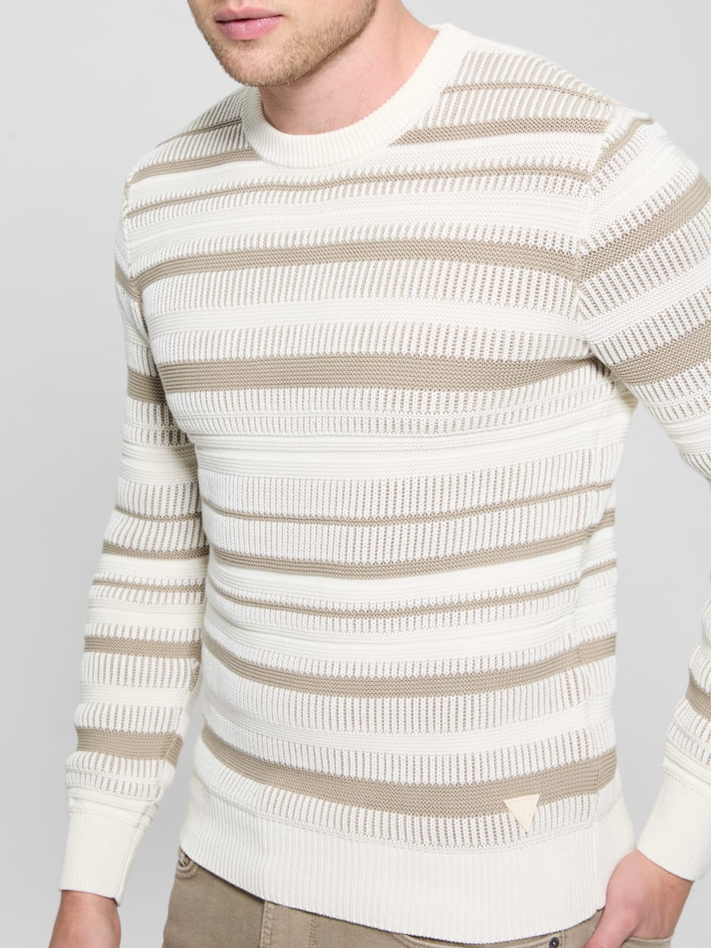 Eco Grover Striped Sweater - Guess