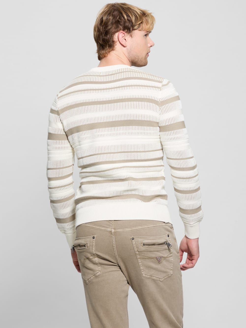 Eco Grover Striped Sweater - Guess