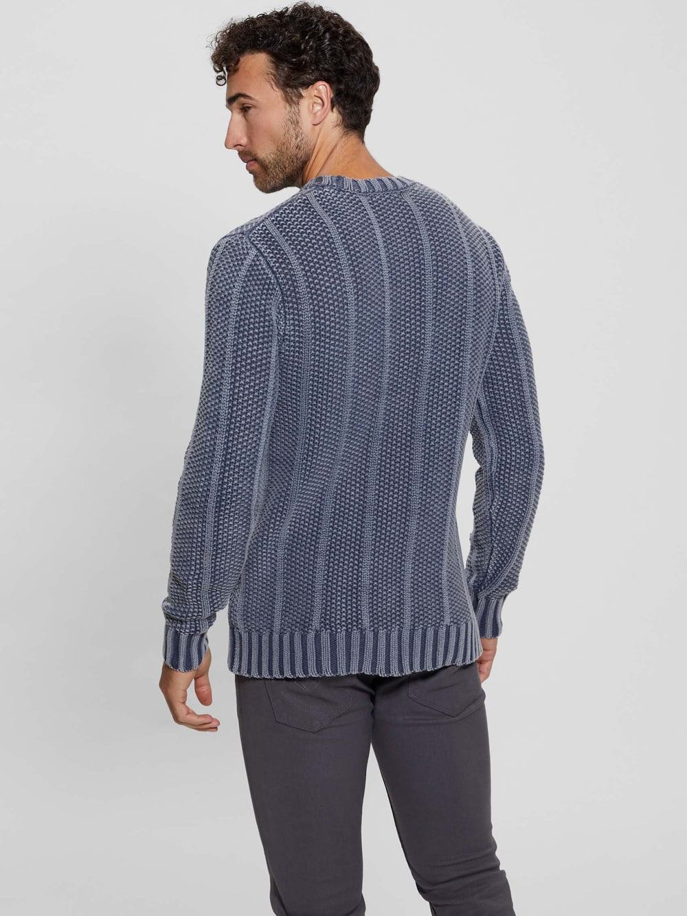 Eli Treated Stitched Sweater - Guess
