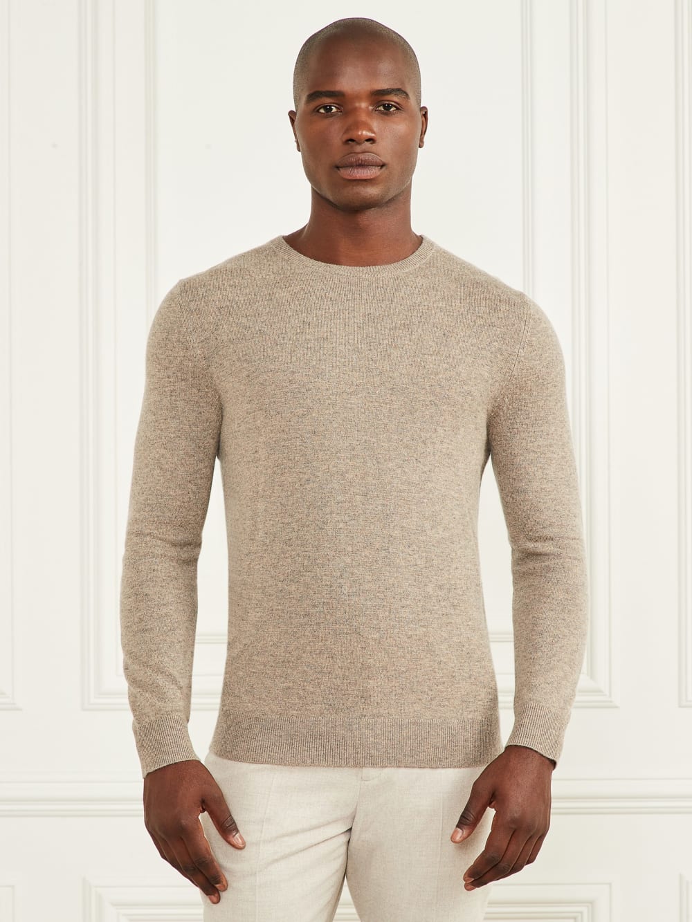 Cashmere-Blend Crewneck Sweater - Guess