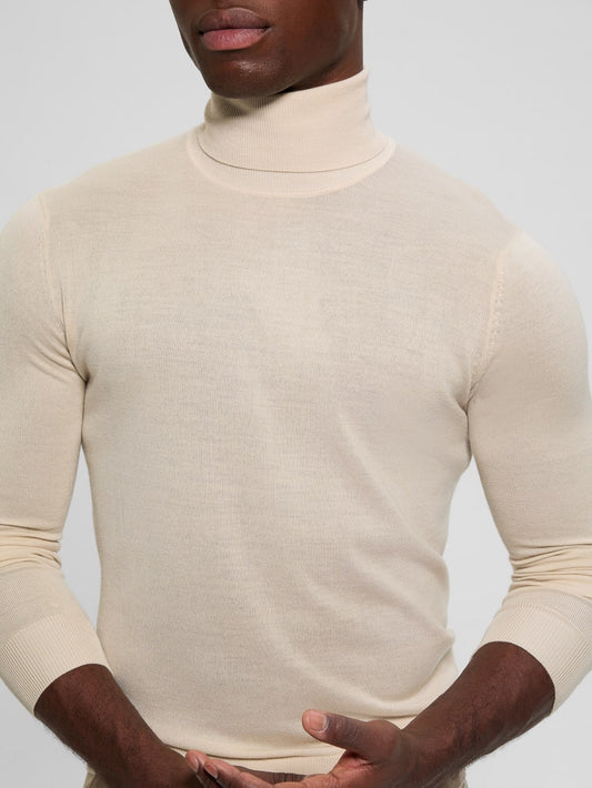 Fred Wool Turtleneck Sweater - Guess
