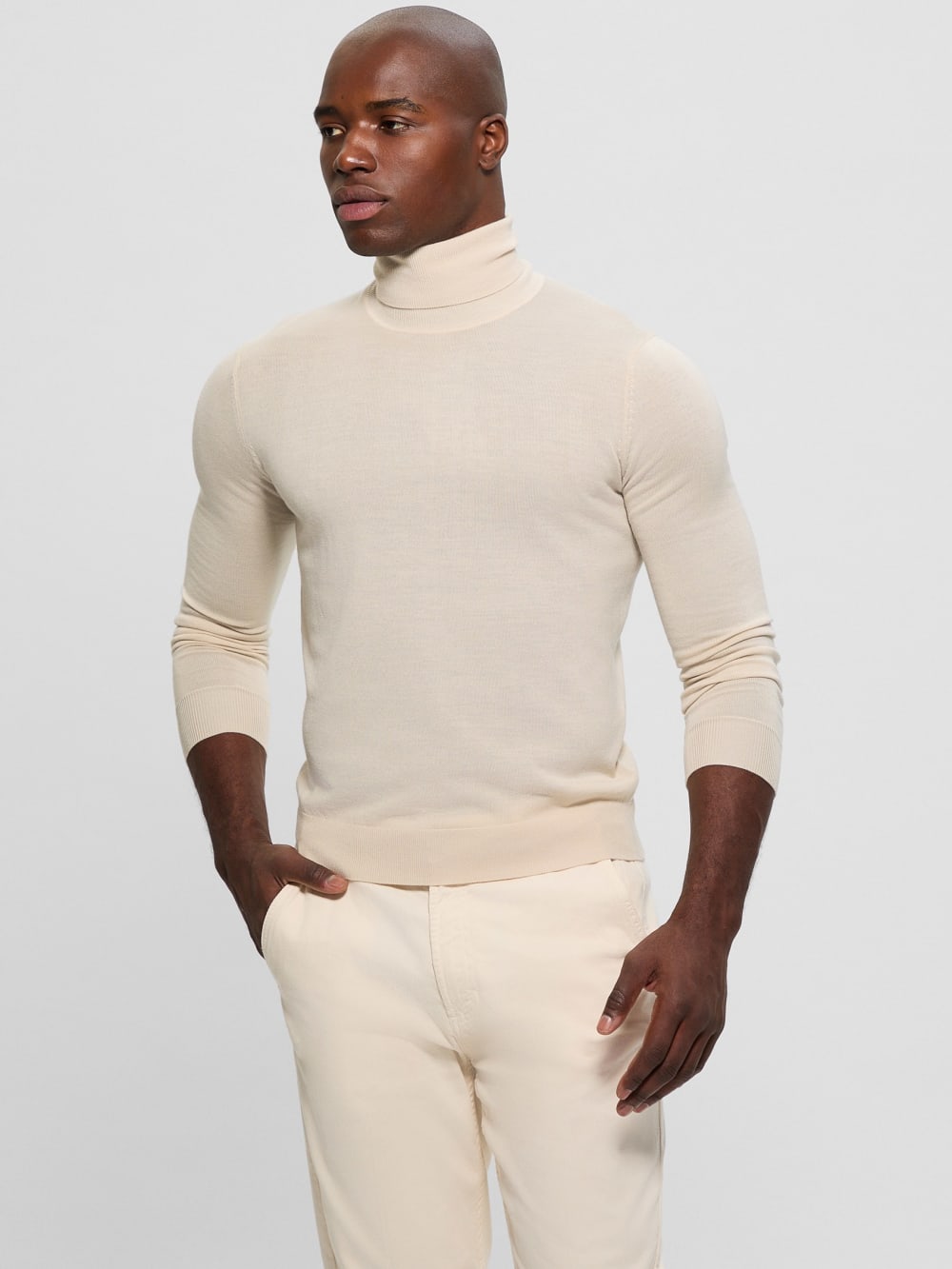 Fred Wool Turtleneck Sweater - Guess