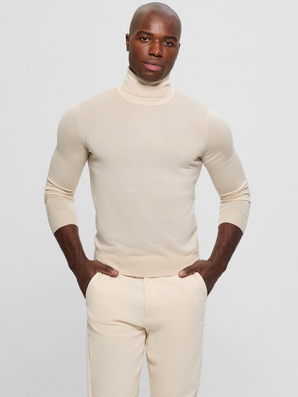 Fred Wool Turtleneck Sweater - Guess
