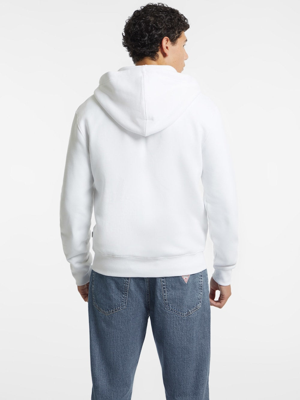 Slim Mini Patch Zip-Up Hoodie - Guess
