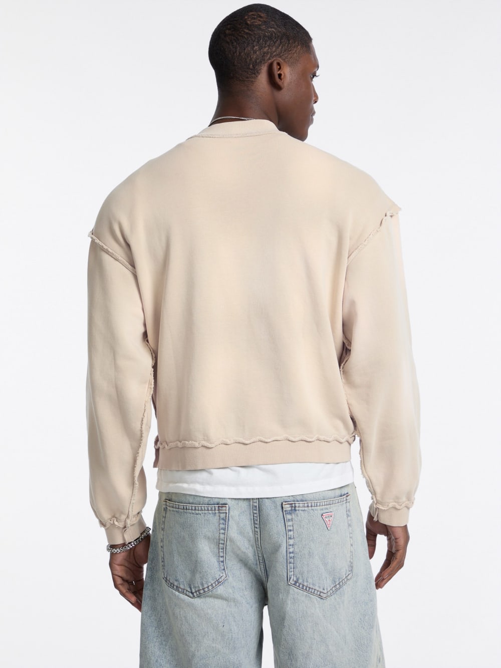 GUESS Originals Eco Boxy Applique Crewneck - Guess