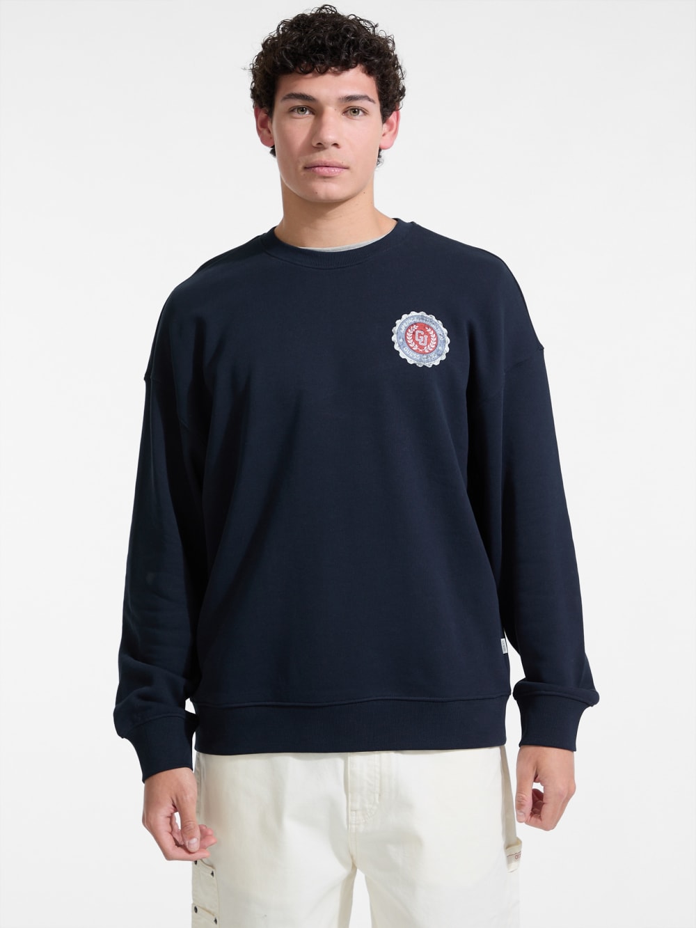 Varsity Logo Crewneck Sweatshirt - Guess