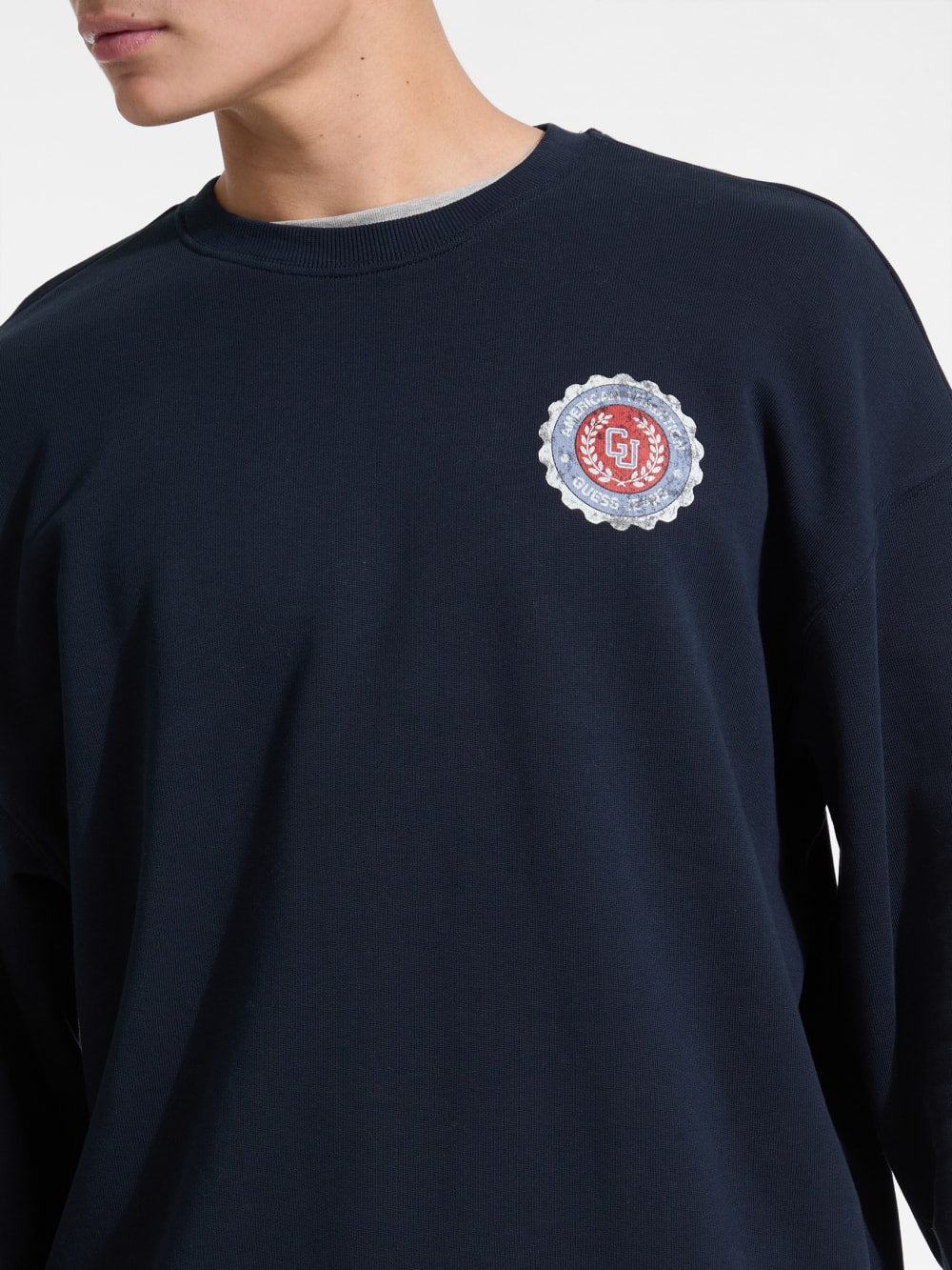 Varsity Logo Crewneck Sweatshirt - Guess