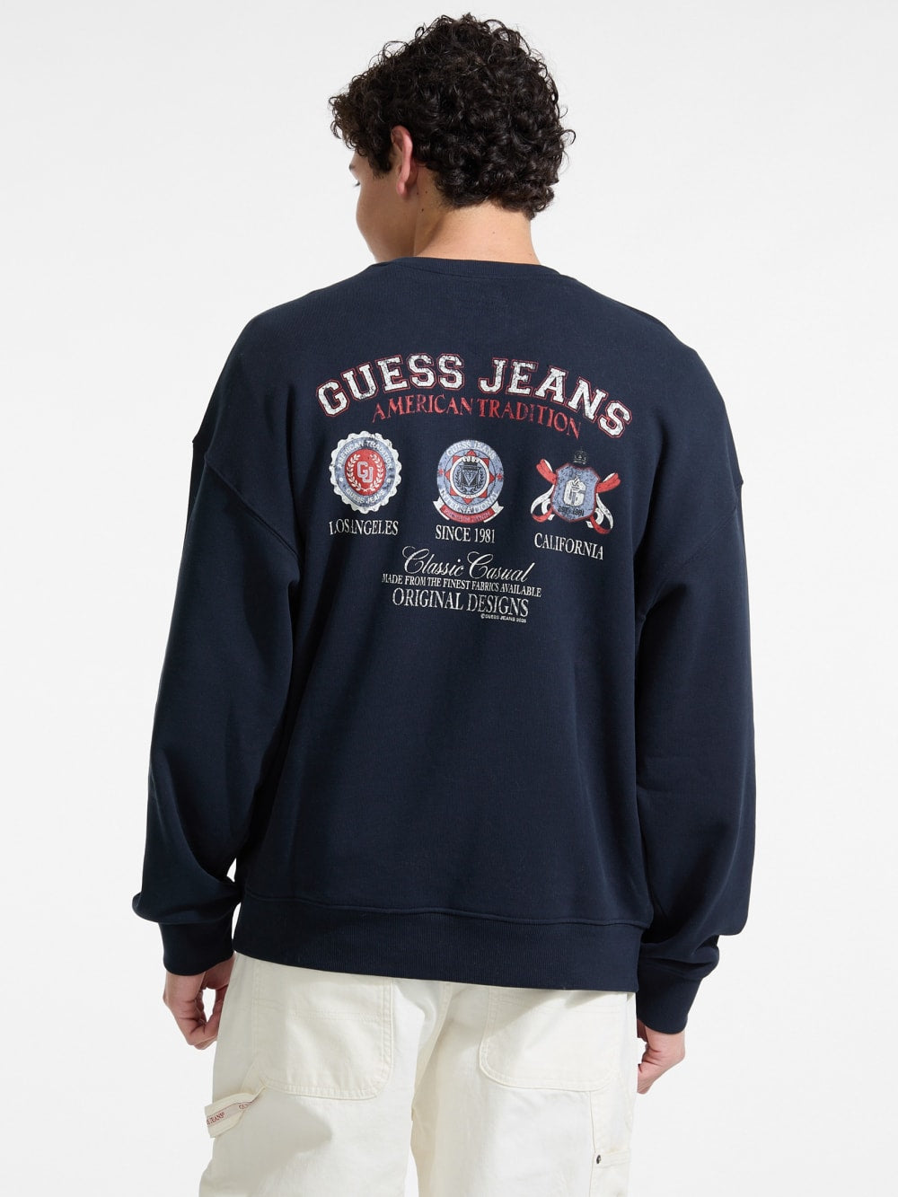 Varsity Logo Crewneck Sweatshirt - Guess