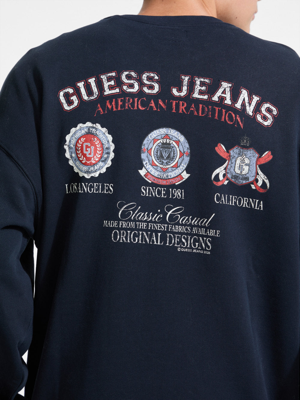 Varsity Logo Crewneck Sweatshirt - Guess