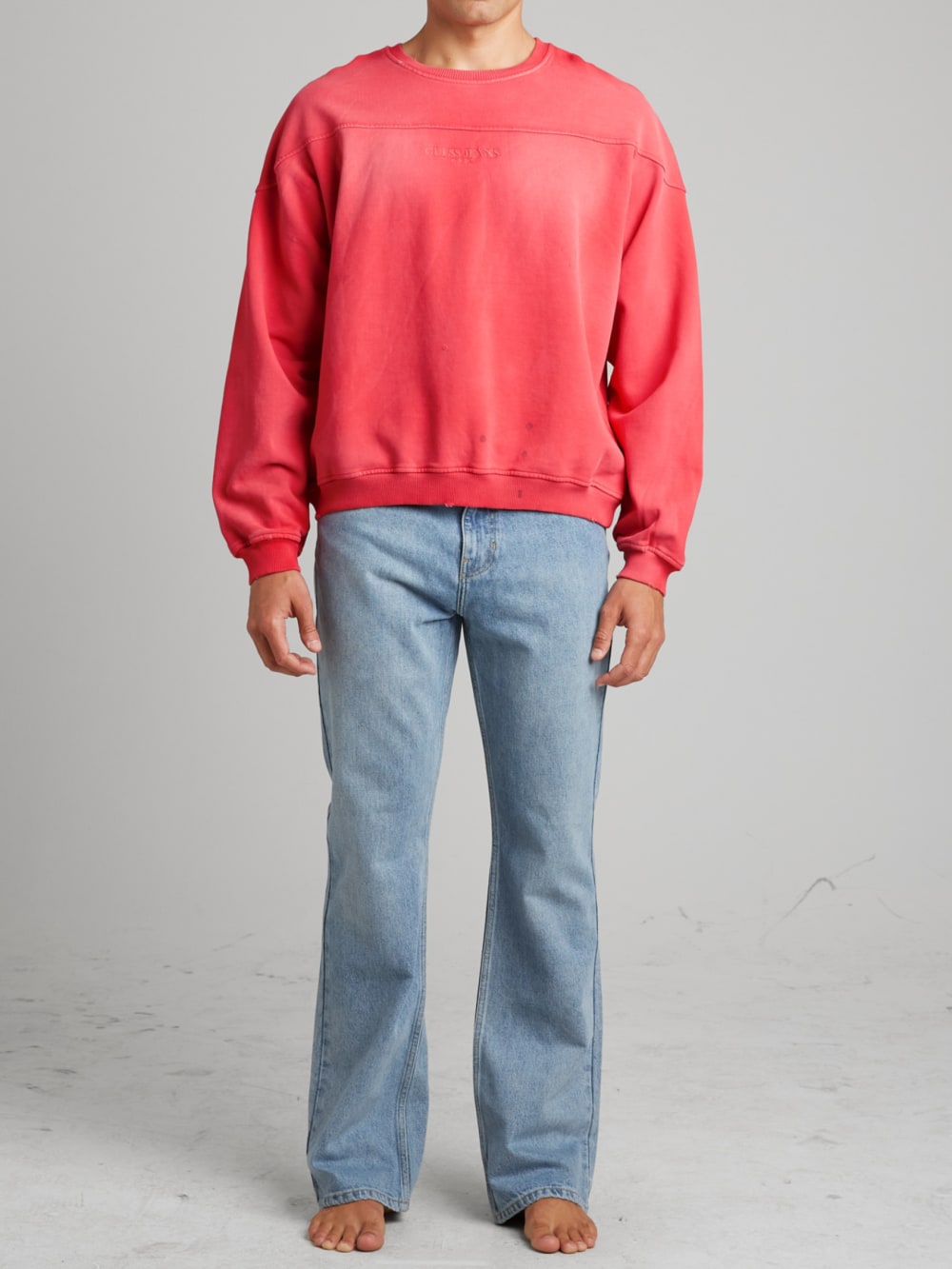 Crewneck Logo Sweatshirt - Guess