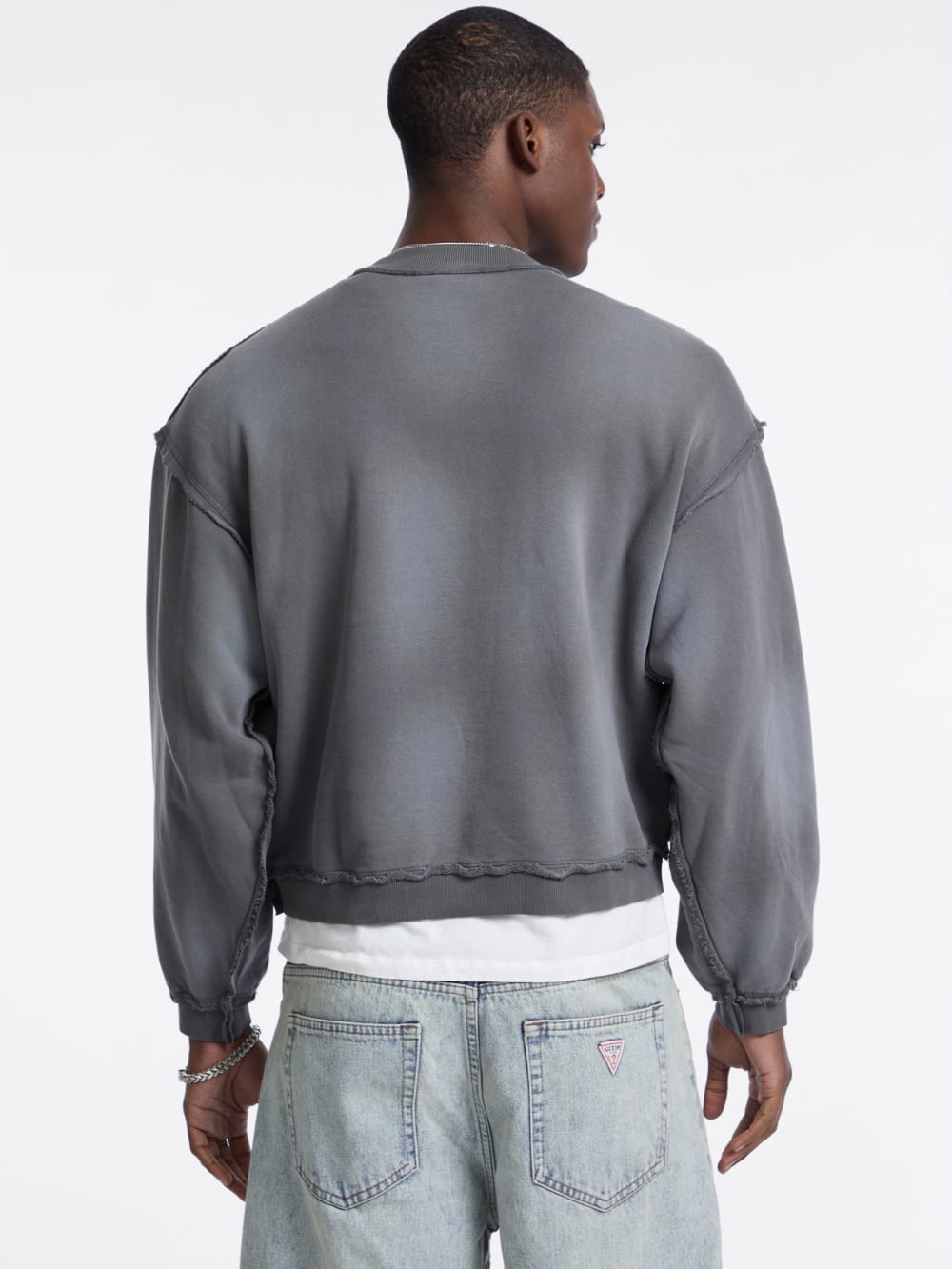GUESS Originals Eco Boxy Applique Crewneck - Guess