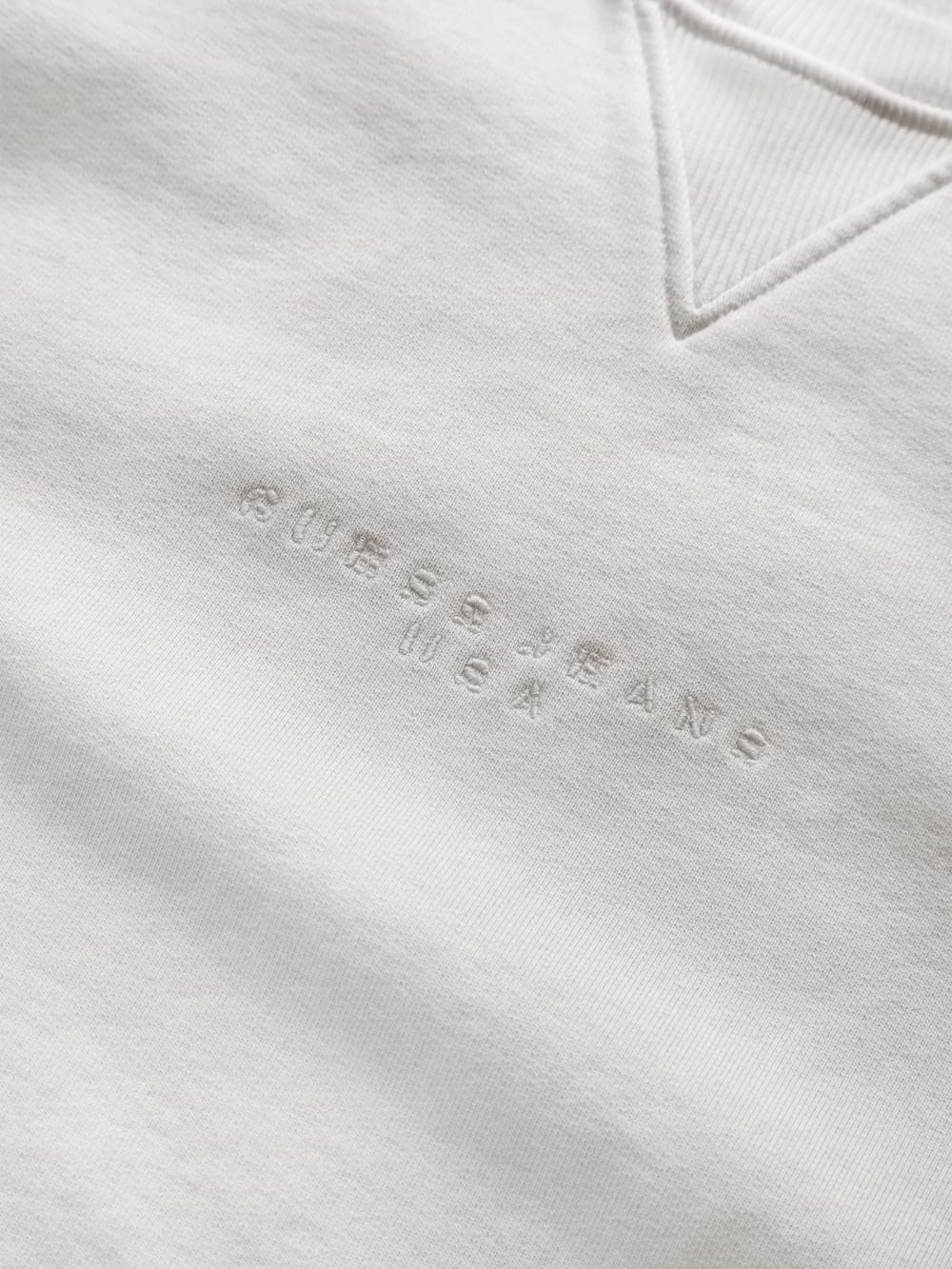 distressed logo crewneck - Guess