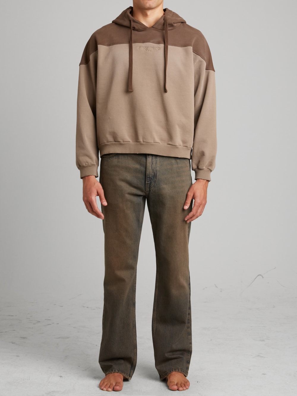 Two-Tone Hoodie - Guess