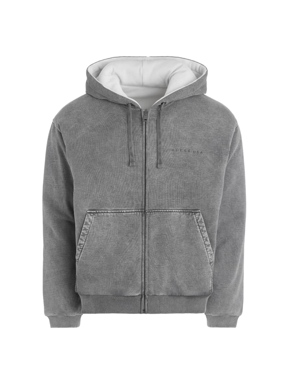 reversible zip hoodie - Guess