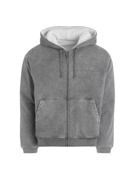 reversible zip hoodie - Guess
