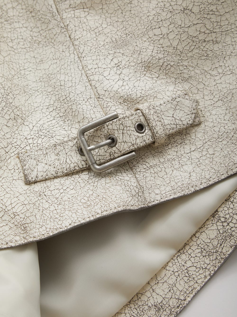 crackle leather zip jacket - Guess