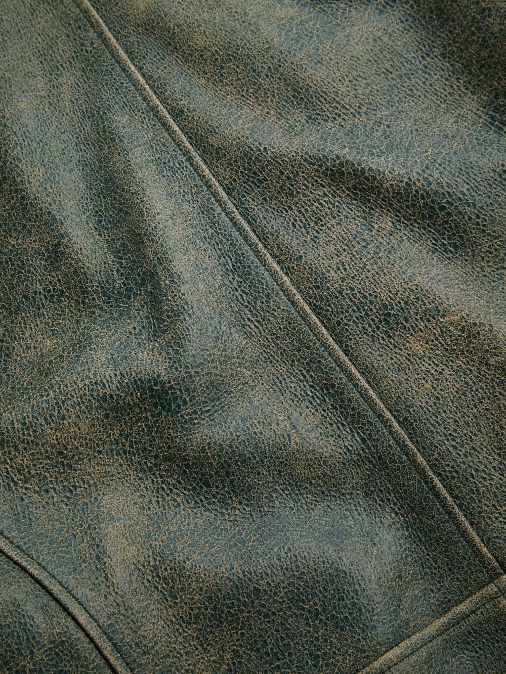 crackle leather zip jacket - Guess