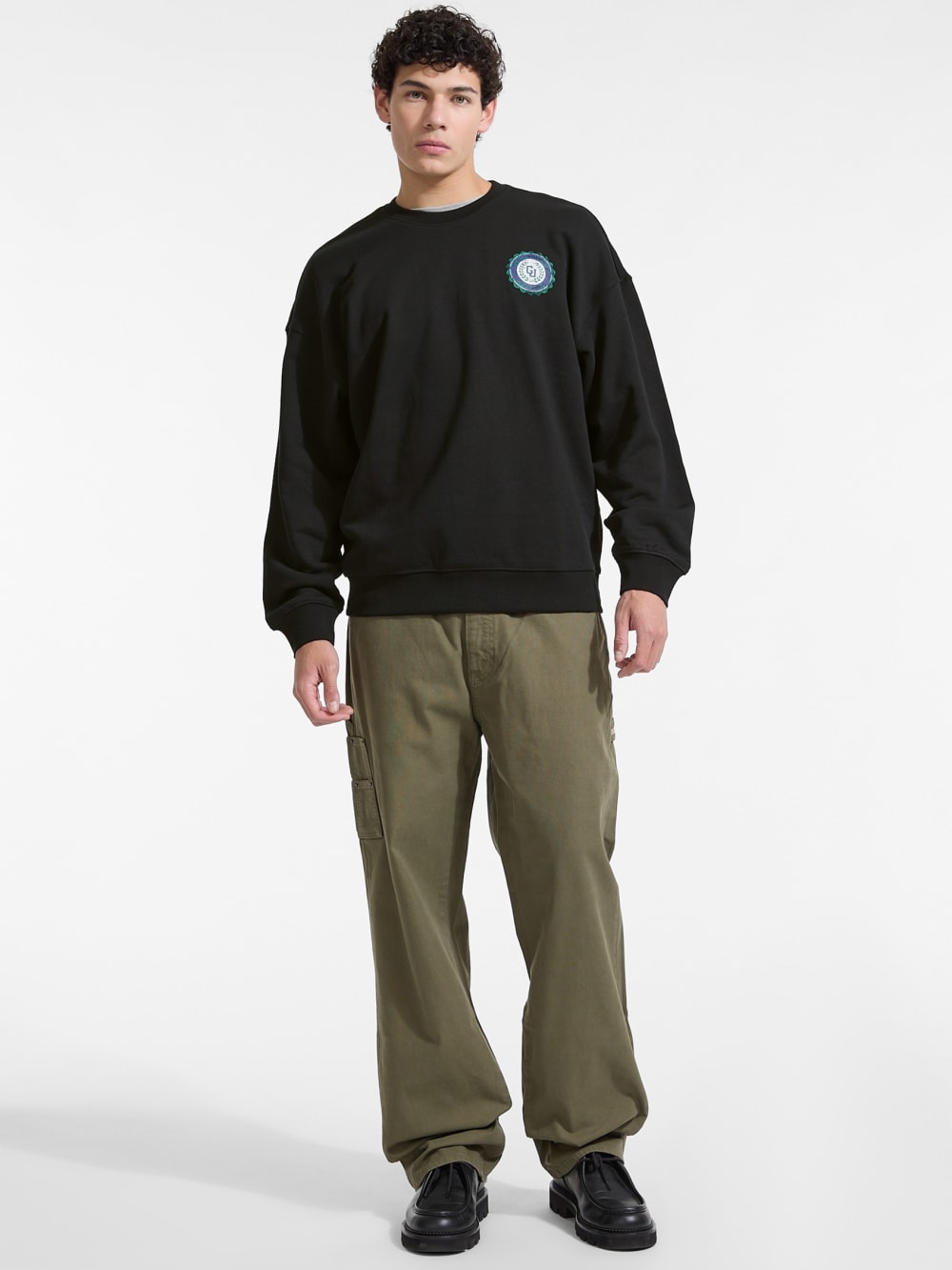 Varsity Logo Crewneck Sweatshirt - Guess