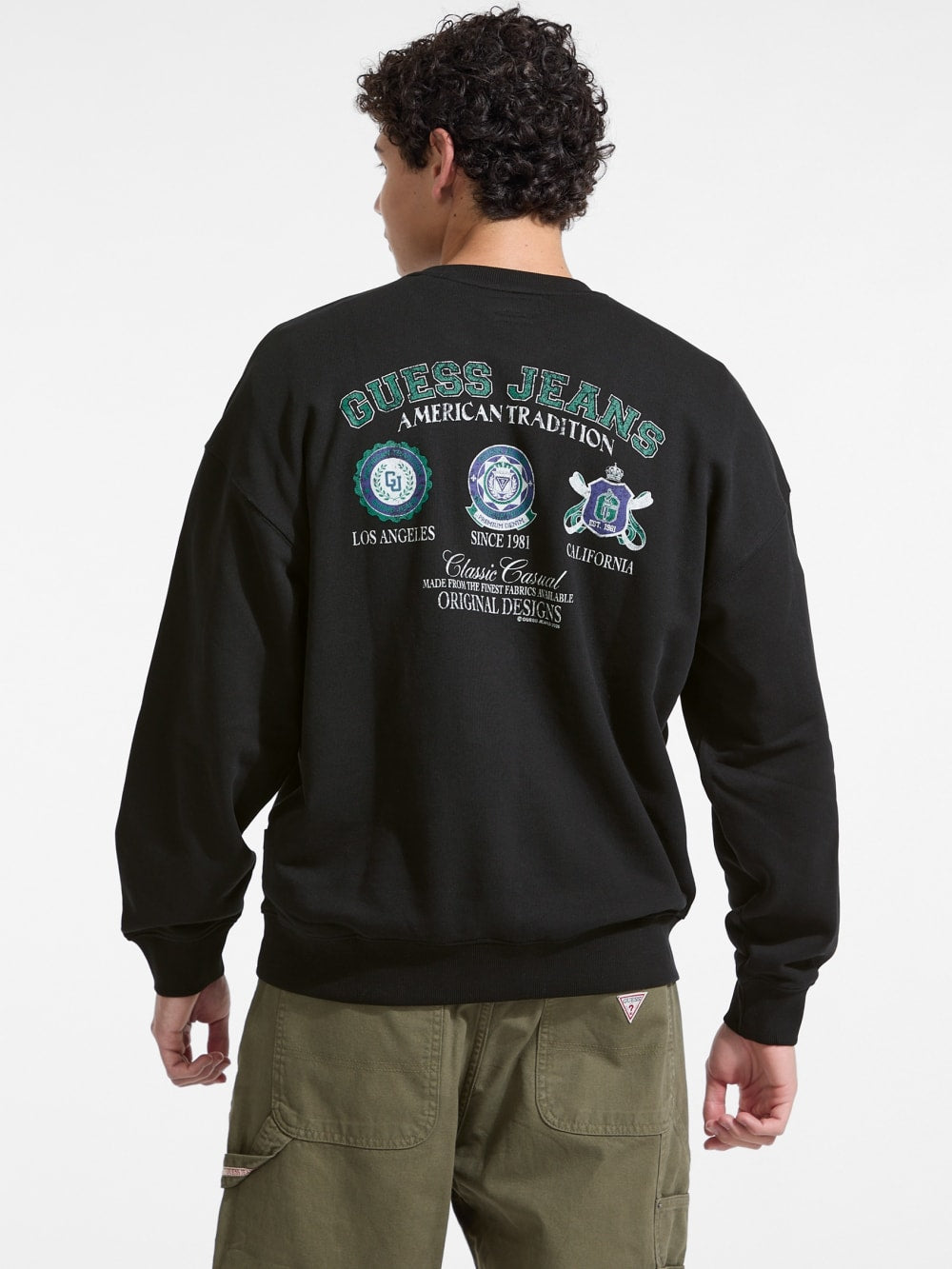 Varsity Logo Crewneck Sweatshirt - Guess