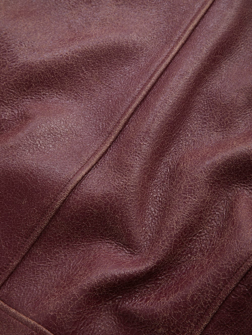 crackle leather zip jacket - Guess