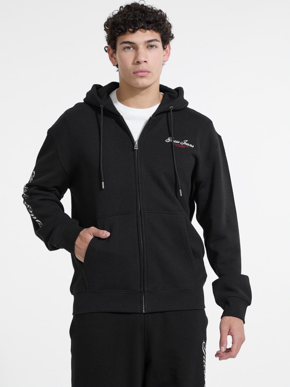 Script Zip Hoodie - Guess