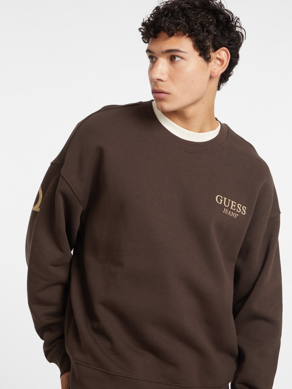 Macro Logo Crewneck Sweatshirt - Guess