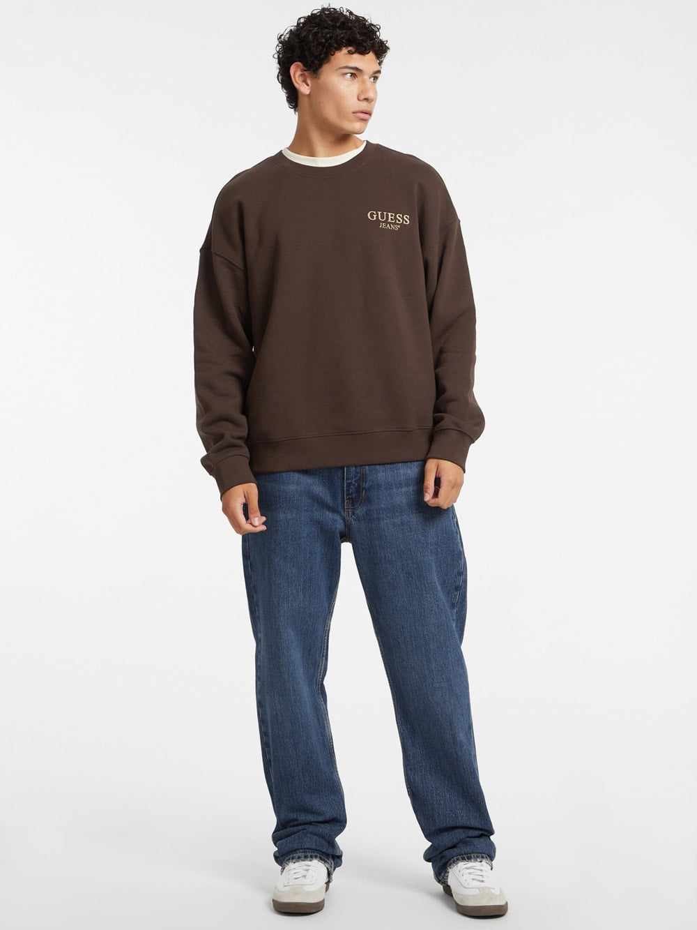 Macro Logo Crewneck Sweatshirt - Guess