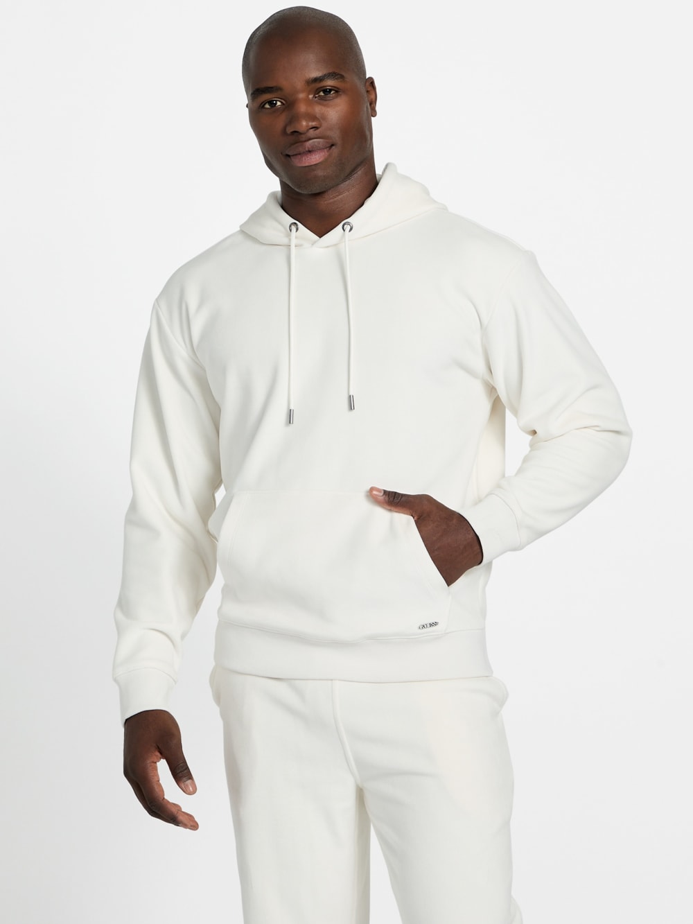 Bonded Velvet Hoodie - Guess