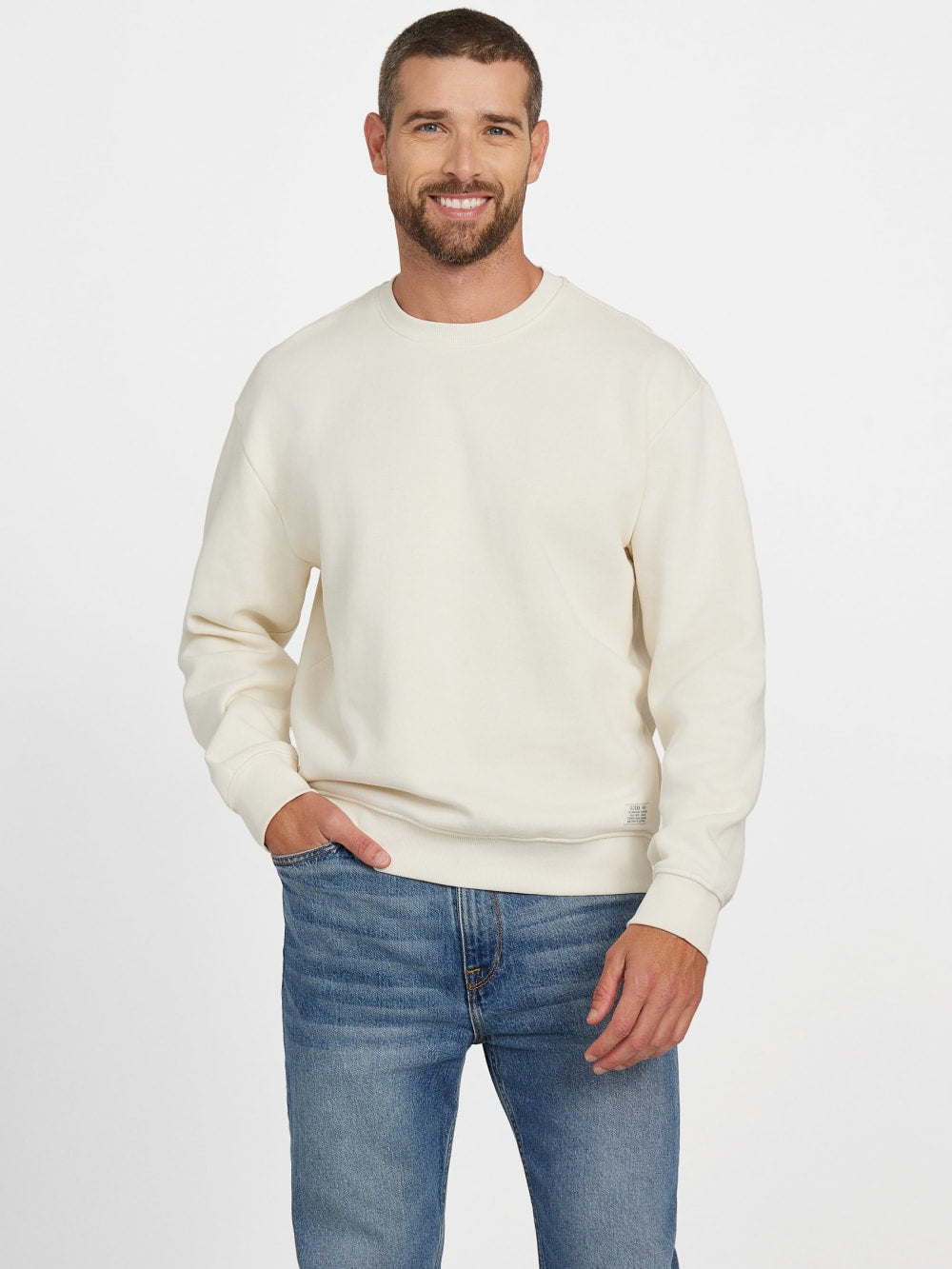 Eco 1981 Label Crewneck Sweatshirt - Guess