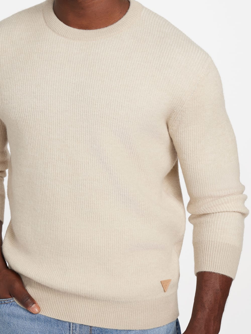 Eco Johnathan Crewneck Vanise Sweater - Guess