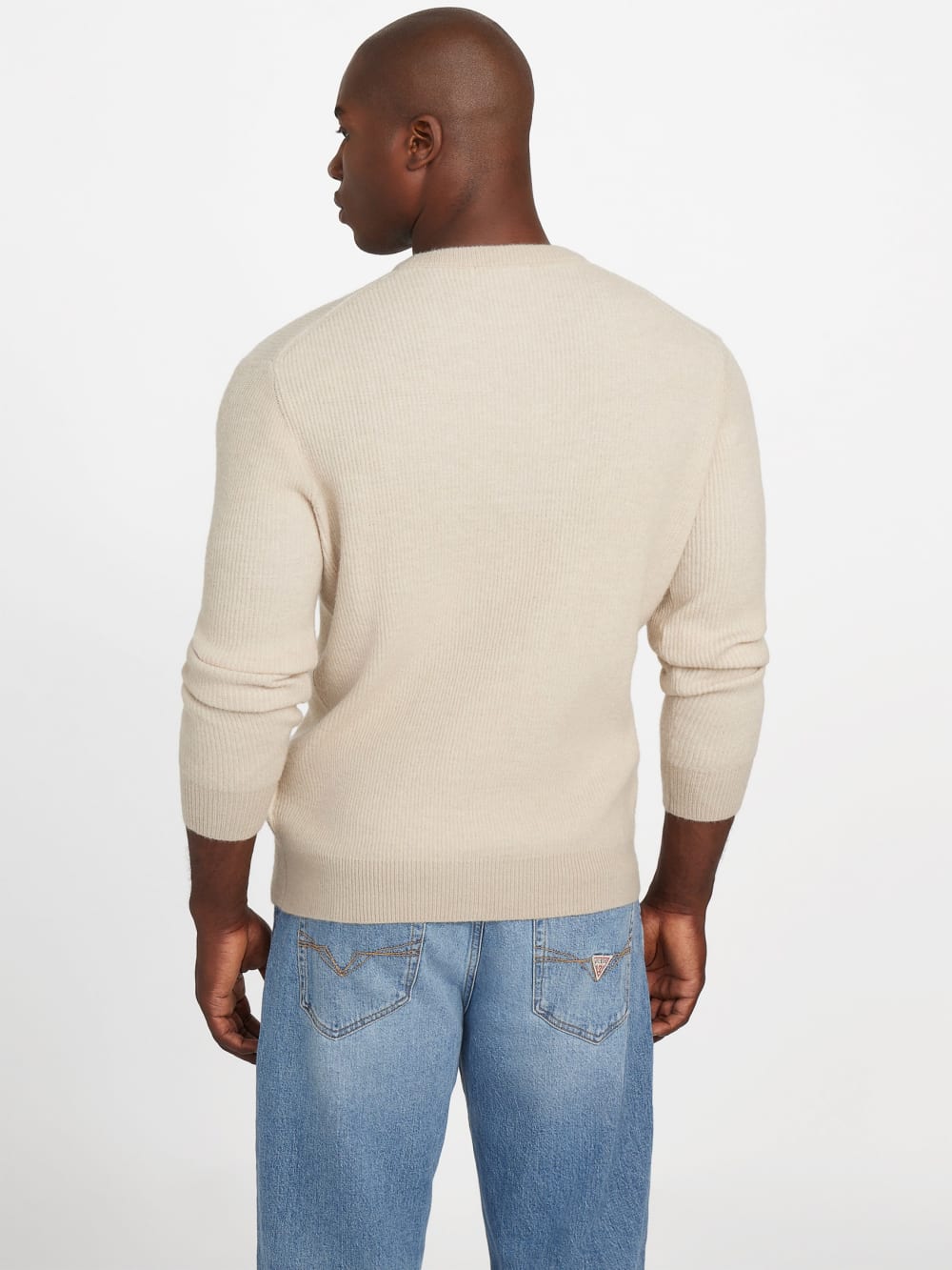 Eco Johnathan Crewneck Vanise Sweater - Guess