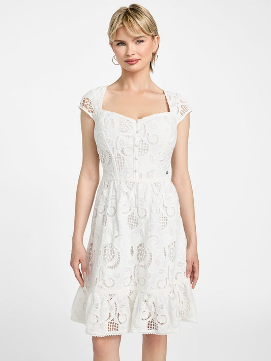 Eco Domitilla Embroidered Dress - Guess
