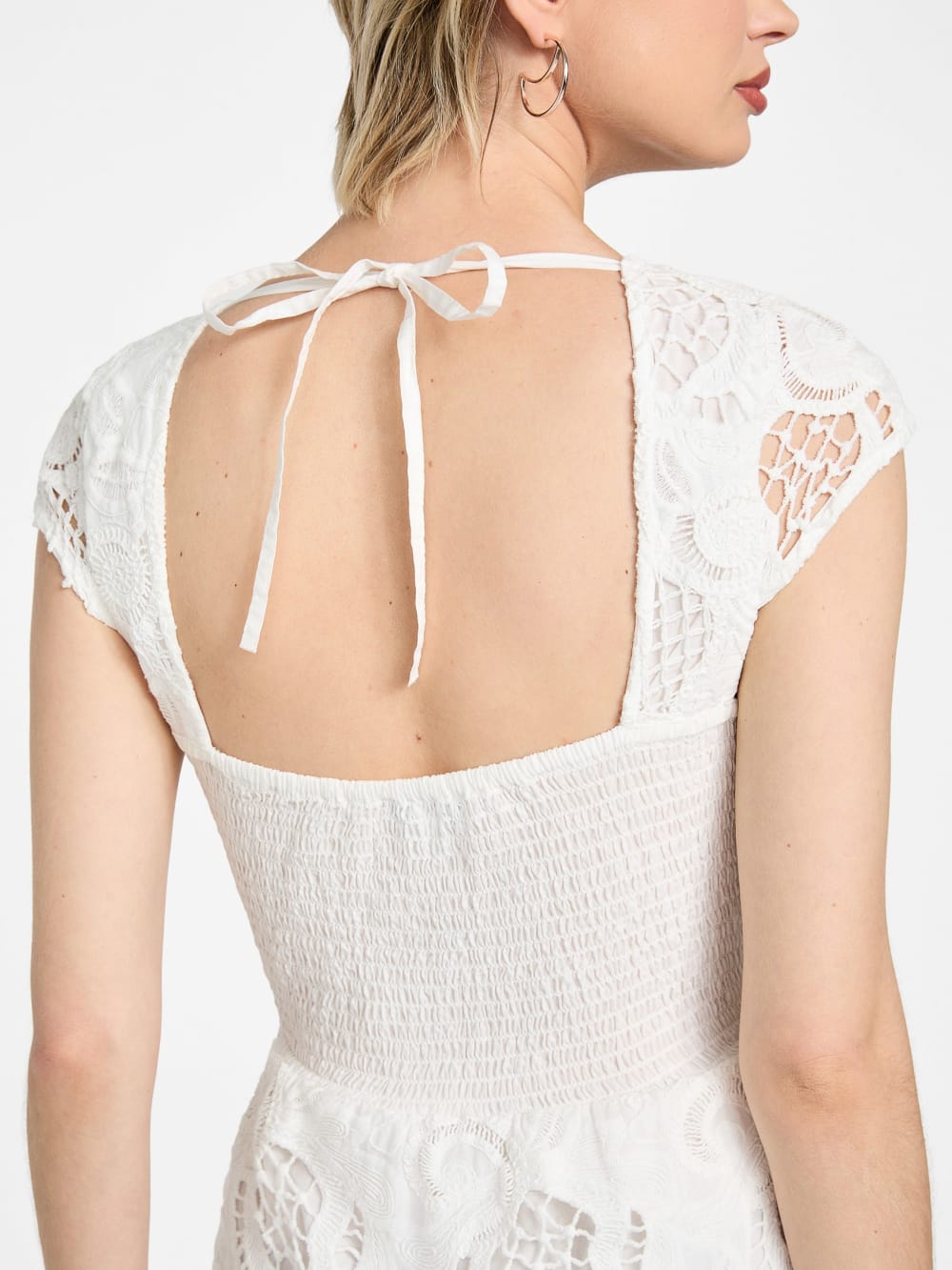 Eco Domitilla Embroidered Dress - Guess