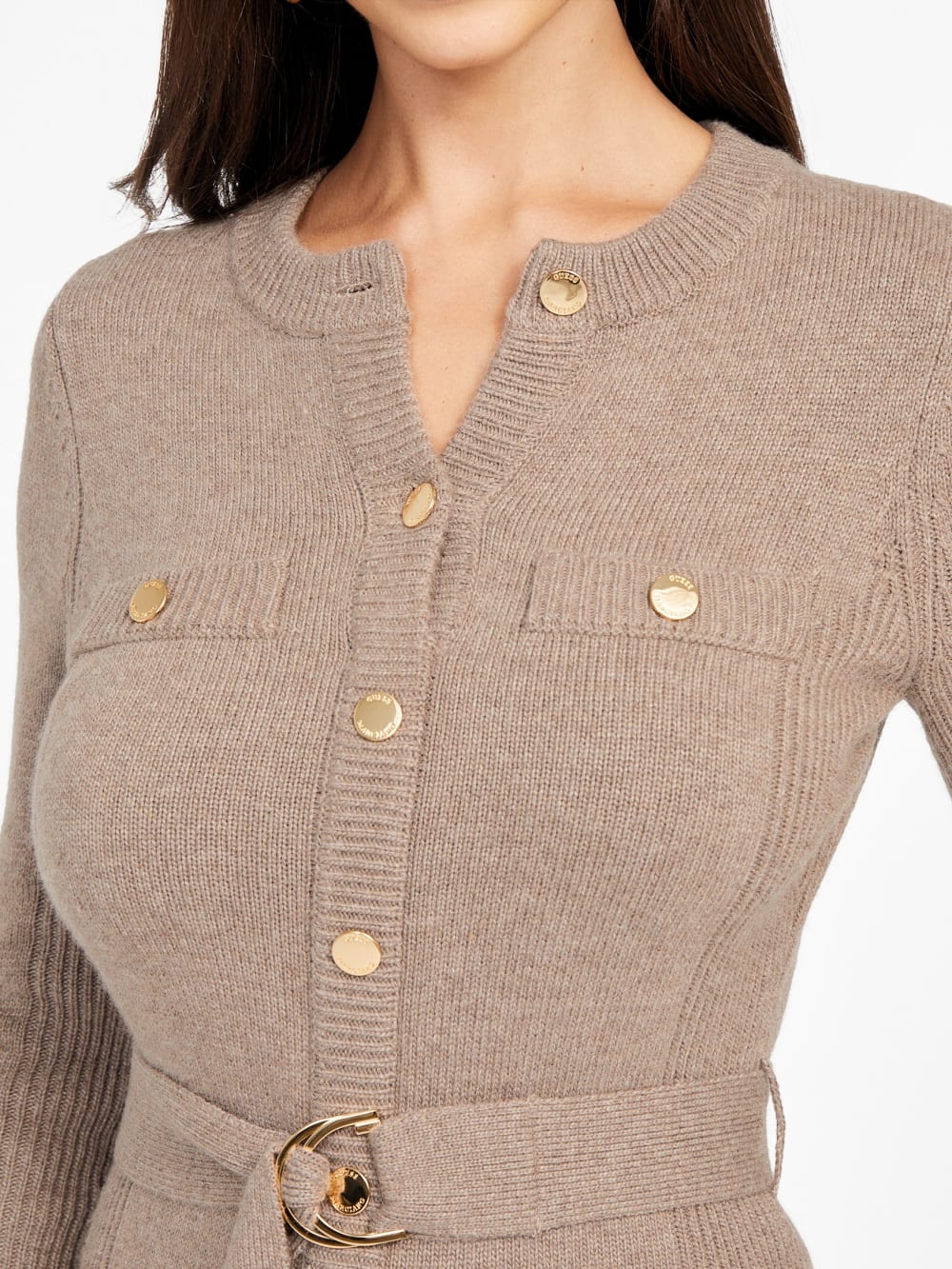 Afrah Pockets Sweater Dress - Guess