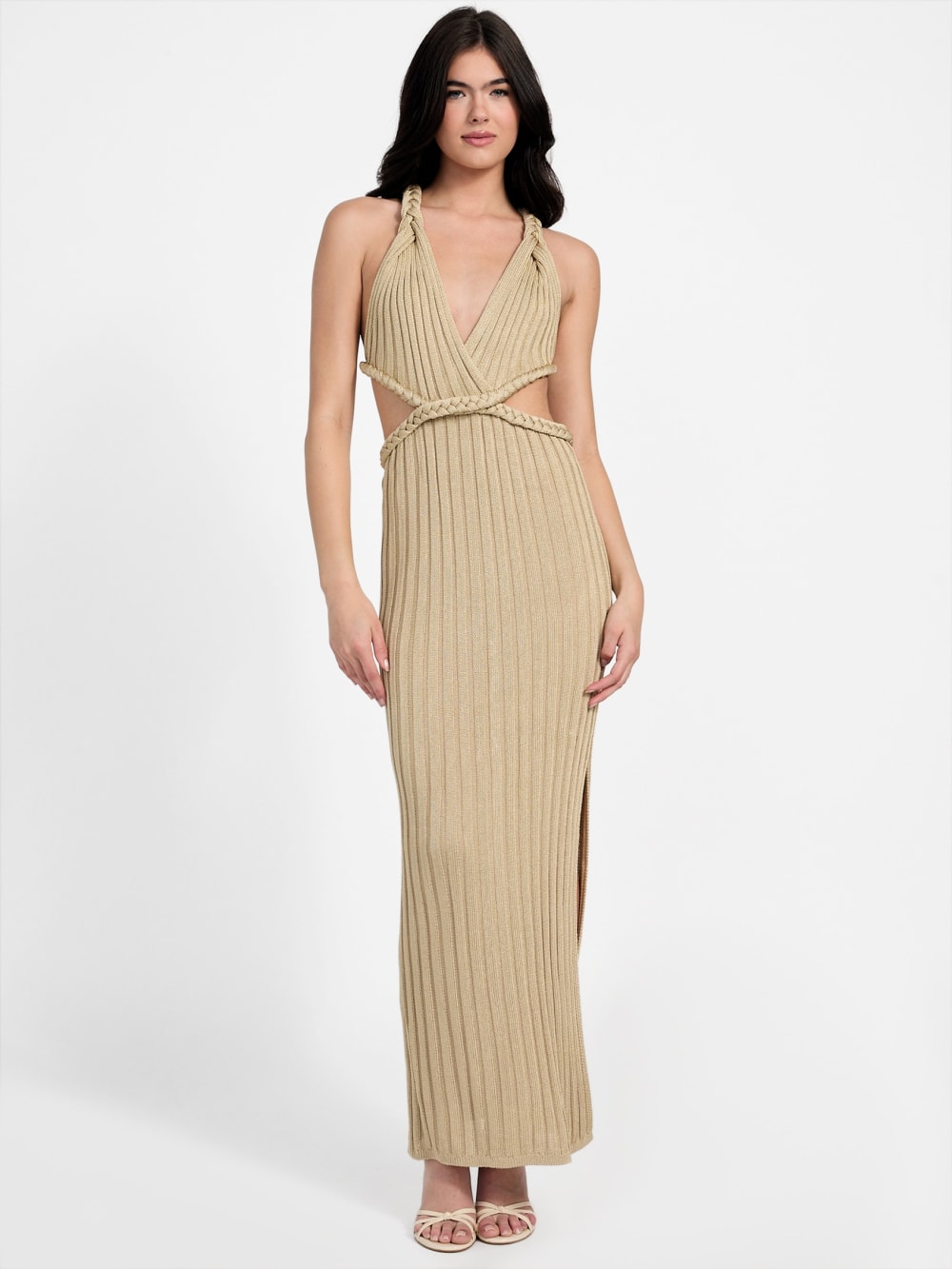 Vanya Ribbed Maxi Dress - Guess
